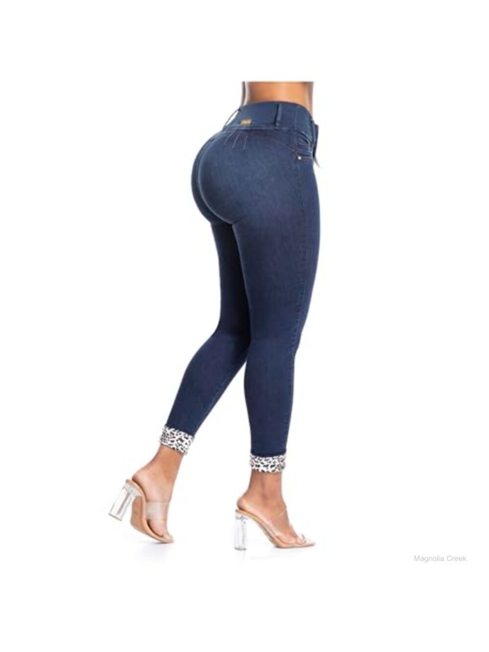 High Waisted Butt Lifting Skinny Jeans Colombian Style Tummy Control